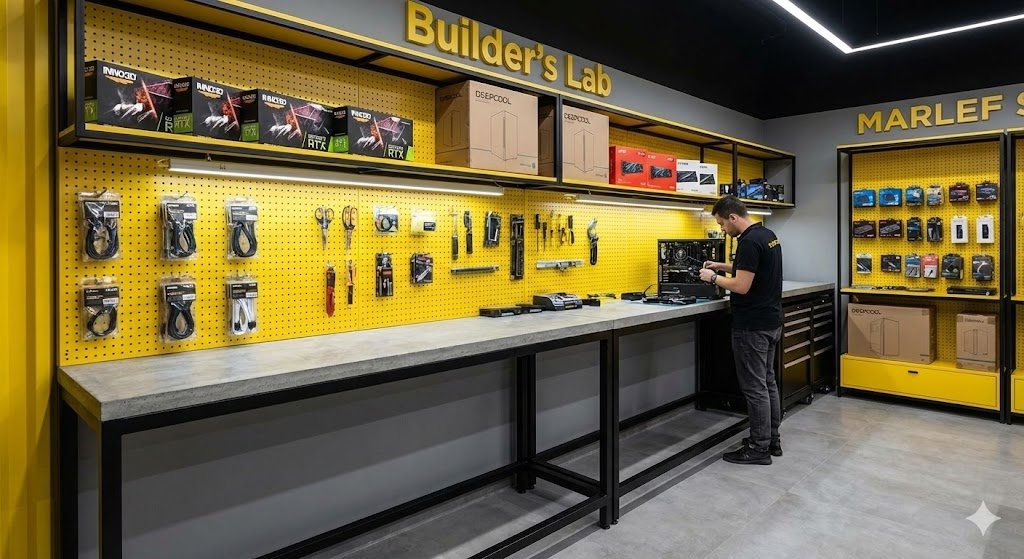 Glass Building Station